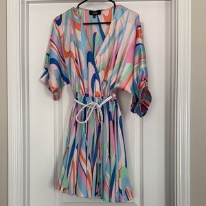 Aakaa Vibrant Mini Dress